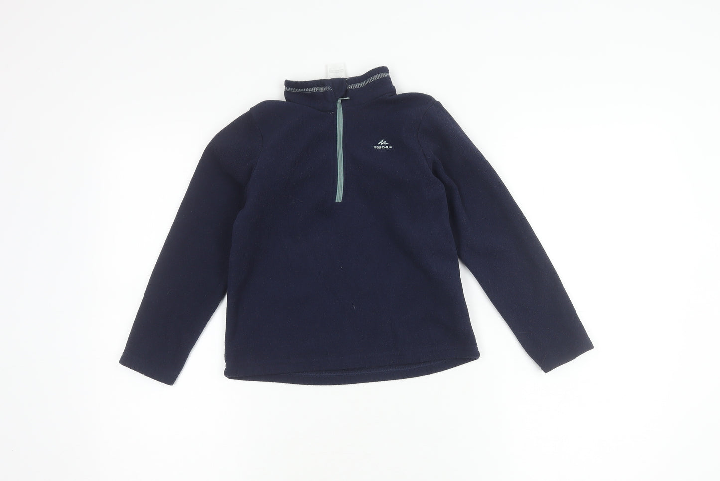 Decathlon Boys Blue Fleece Pullover Sweatshirt 7-8