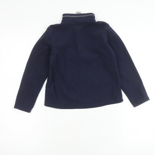 Decathlon Boys Blue Fleece Pullover Sweatshirt 7-8