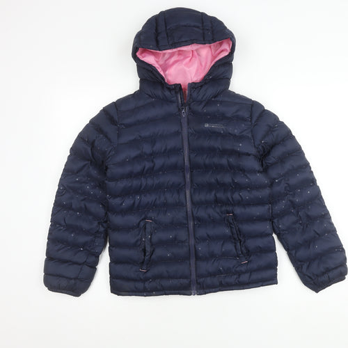 Mountain Warehouse Girls Blue Puffer Jacket 11-12 Years