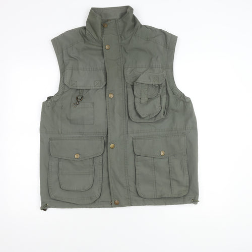 Highpoint Men's Green Utility Vest Medium
