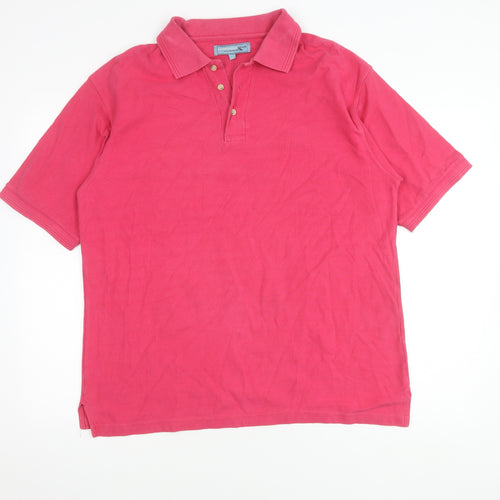 Greenwoods Escape Men's Pink Polo Shirt XL