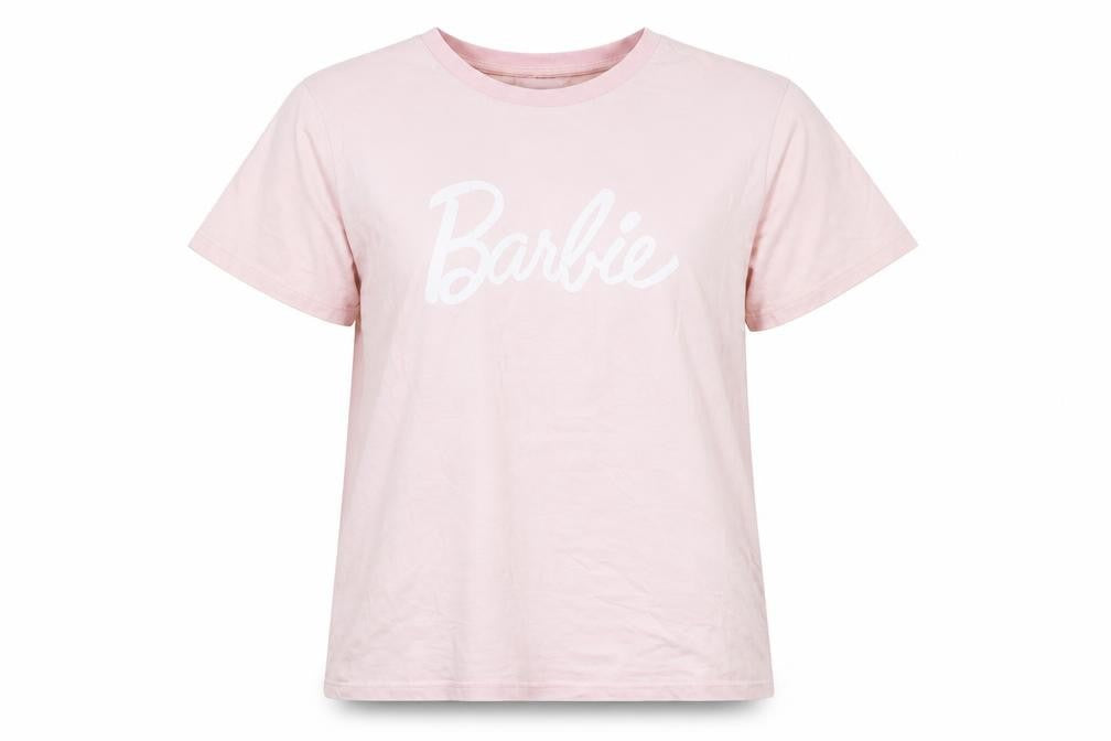 Front view of Xside Women Pink L Barbie T-Shirt