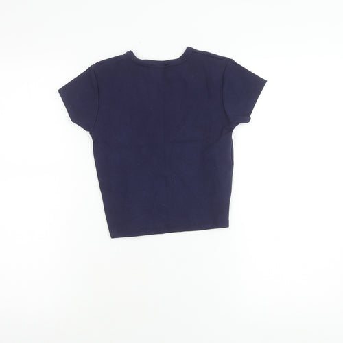 Pacific Republic Teens Blue Cotton T-Shirt, Size 10, Casual