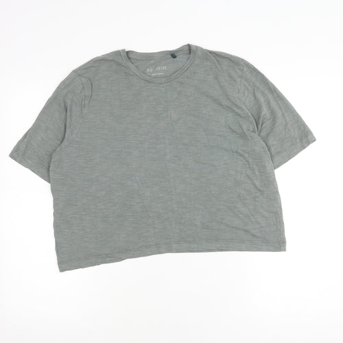 Asquith Womens Grey Relaxed Fit T-Shirt Size S