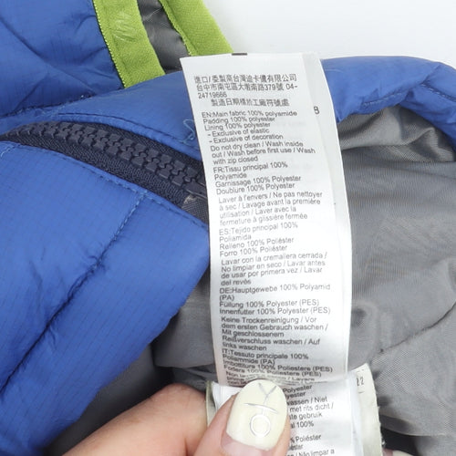 Decathlon Boys Blue Puffer Jacket 4-5 Years