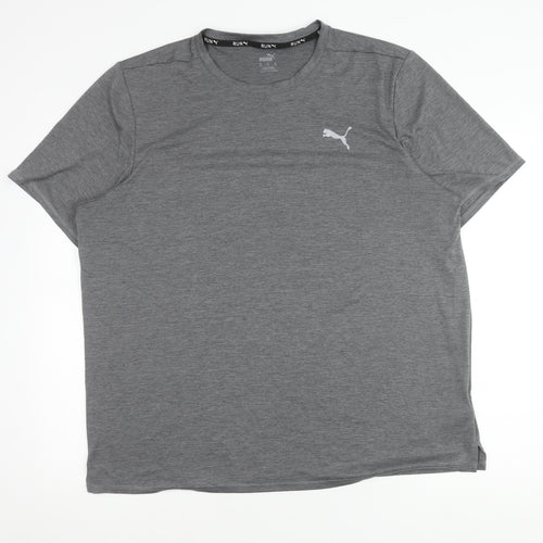 Puma Men's Grey XL Running T-Shirt
