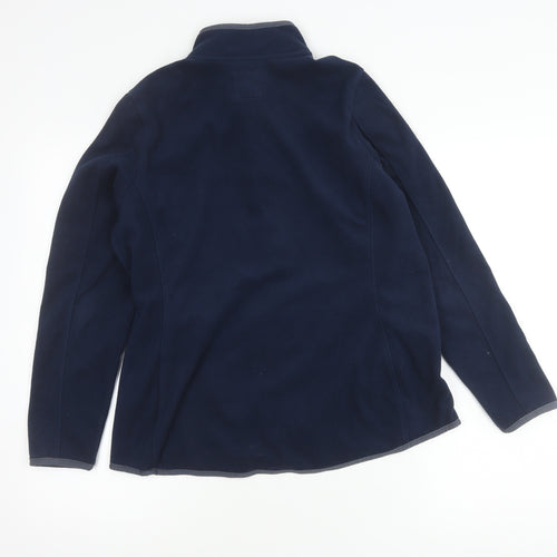 Marks and Spencer Women's Blue Fleece Jacket Size 14