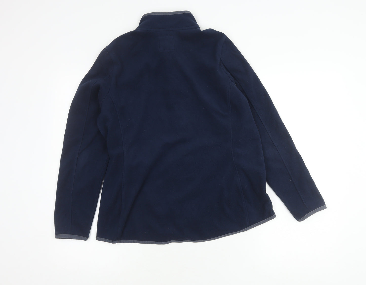 Marks and Spencer Women's Blue Fleece Jacket Size 14