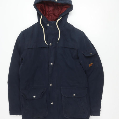 Jack & Jones Men's Blue Parka Jacket S