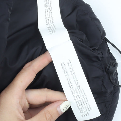 Pull&Bear Women's Black S Puffer Waistcoat