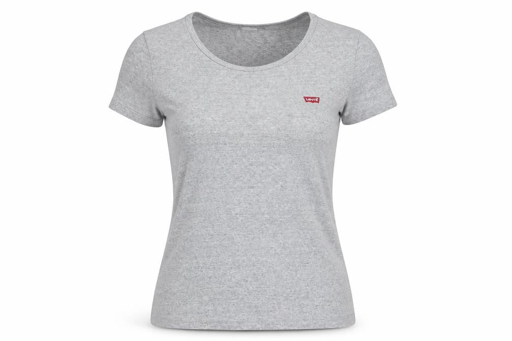 Front view of Levi's Women's Grey S Basic T-Shirt