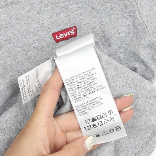 Levi's Women's Grey S Basic T-Shirt