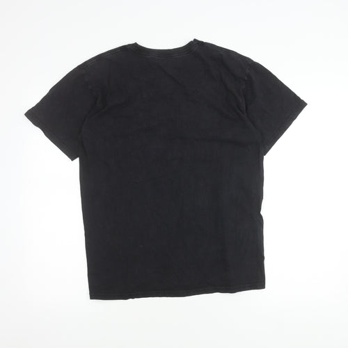 HUF Men's Black Logo T-Shirt M