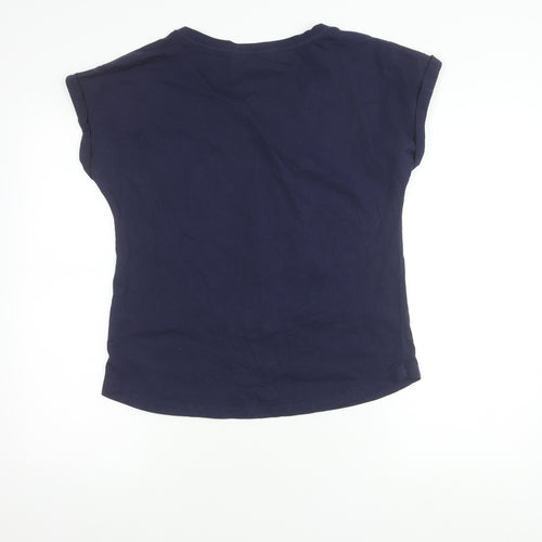 Amara Rey Blue Short Sleeve Women's T-Shirt UK 12