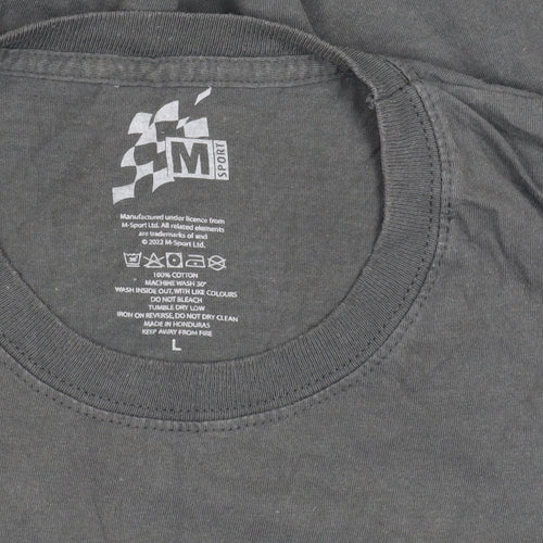 M Sport Men's Black Racing Graphic T-Shirt L