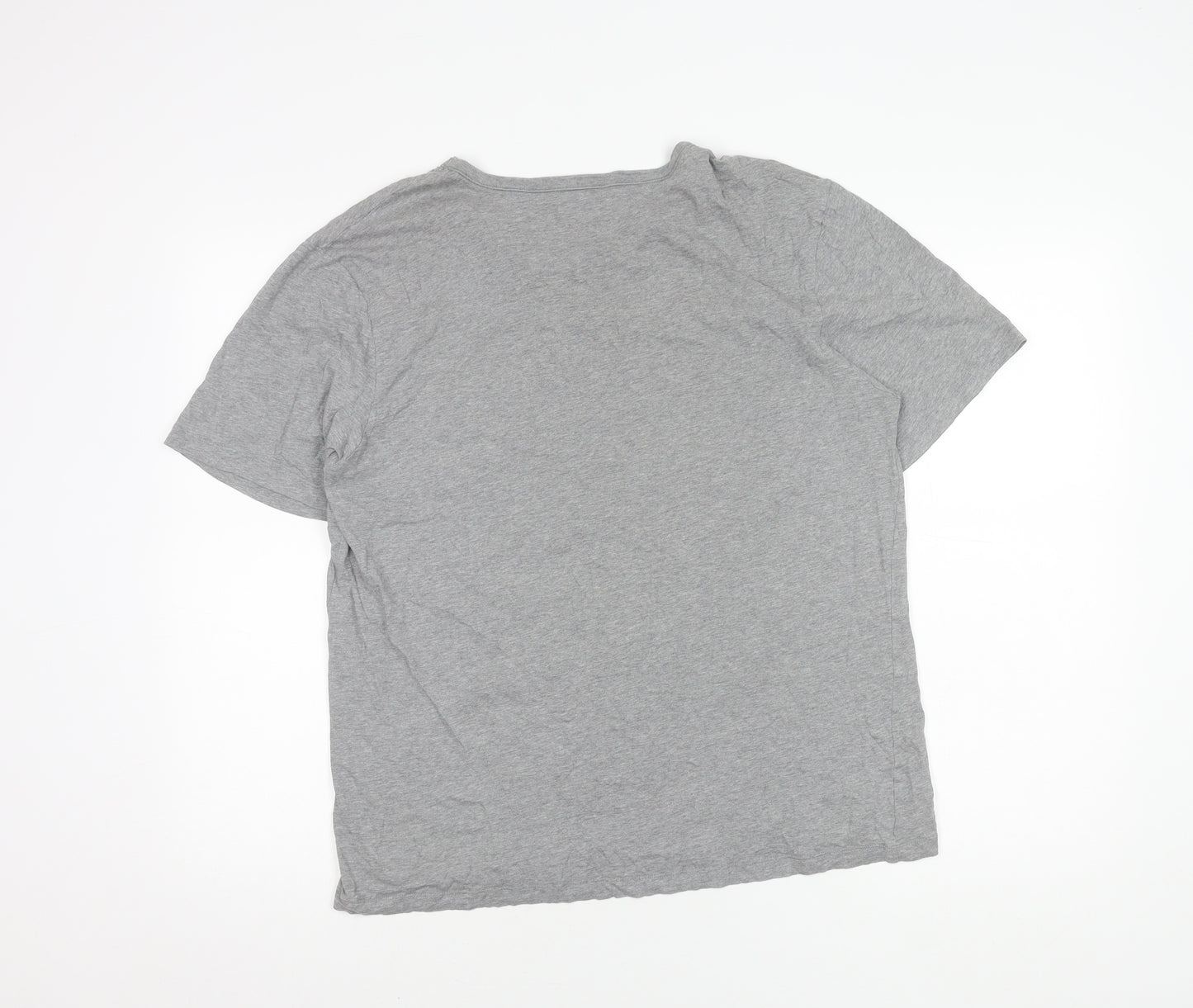 Hugo Boss Men's Grey XL T-Shirt with Logo
