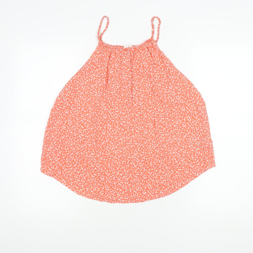 GAP Women's Orange Floral Camisole, Size M, Casual Summer