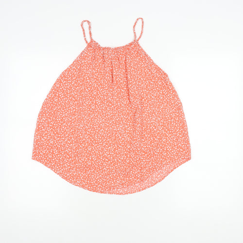 GAP Women's Orange Floral Camisole, Size M, Casual Summer