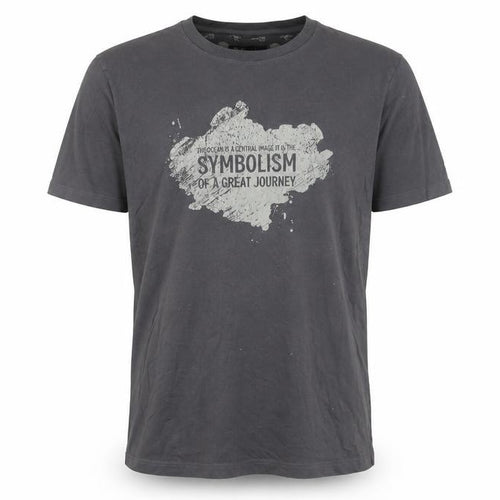 Body Spinner Men's Grey Graphic Print T-Shirt L