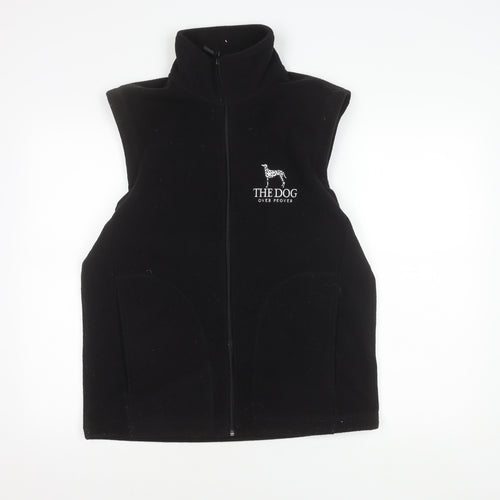 Kariban Men's Black Fleece Waistcoat - Size M