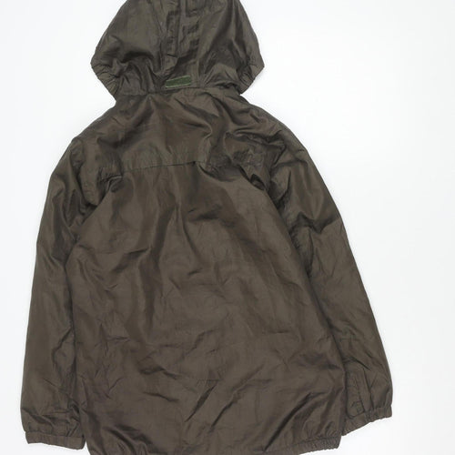 Millets Boys Brown Hooded Windbreaker Jacket 13 Years