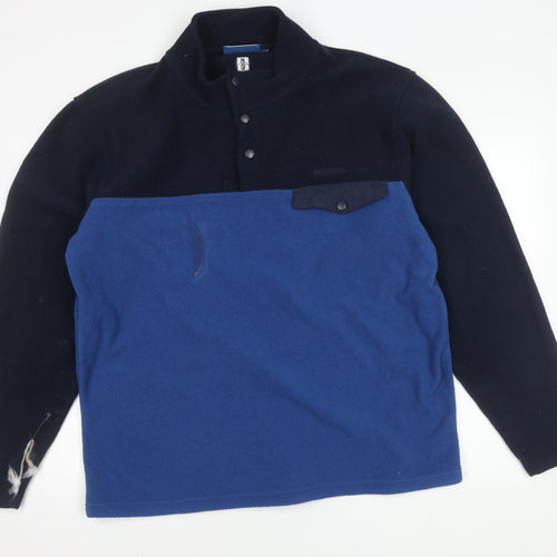 Mountain Warehouse Men's Blue Fleece Pullover XL