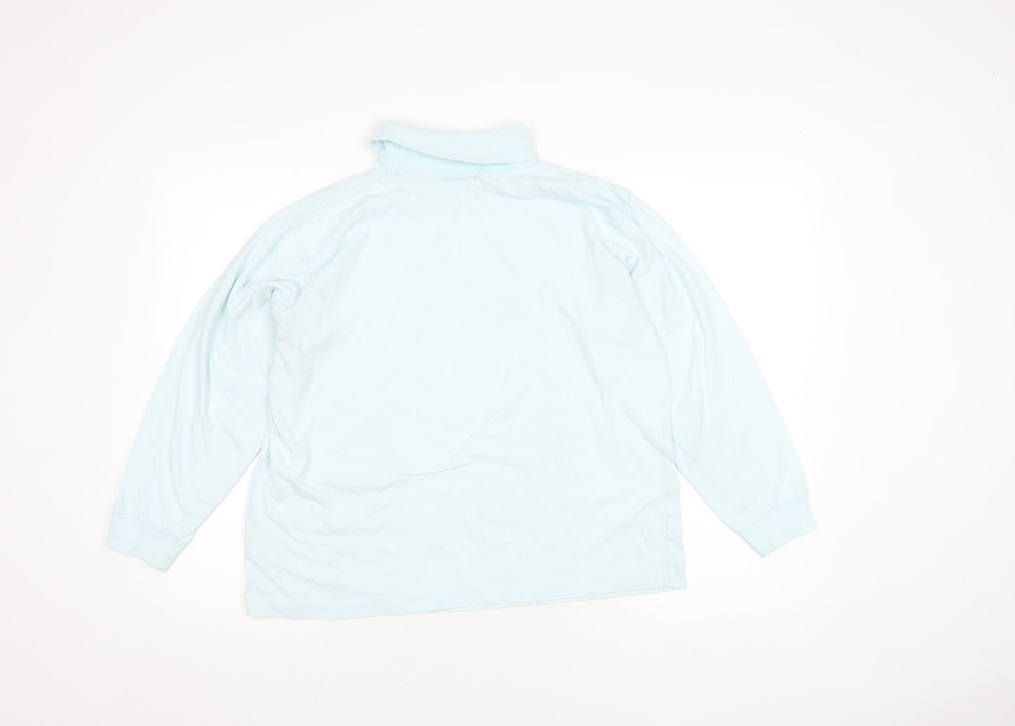 Tulchan Women's Blue Cotton Polo, Size L