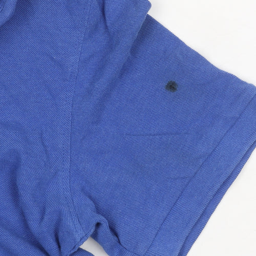 Superdry Men's Blue Polo Shirt M Solid Style
