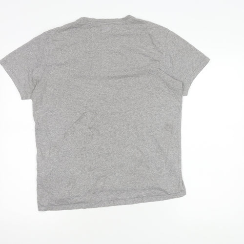 Levi's Unisex Grey Cotton T-Shirt M Casual Regular Fit