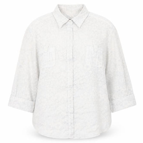 Jones Wear Sport Women's White Button-Up Shirt L
