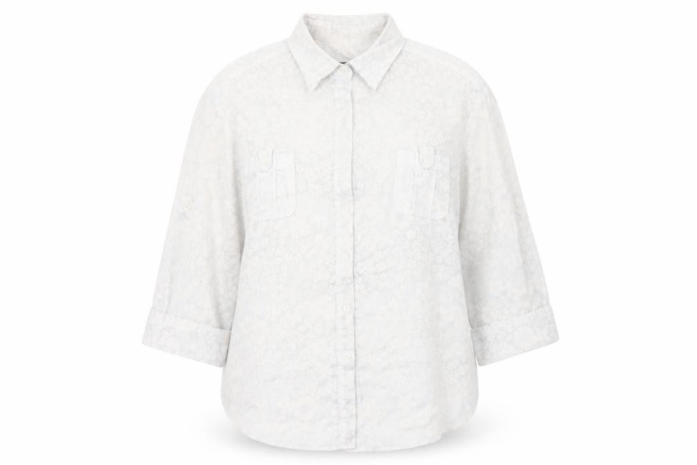 Jones Wear Sport Women's White Button-Up Shirt L