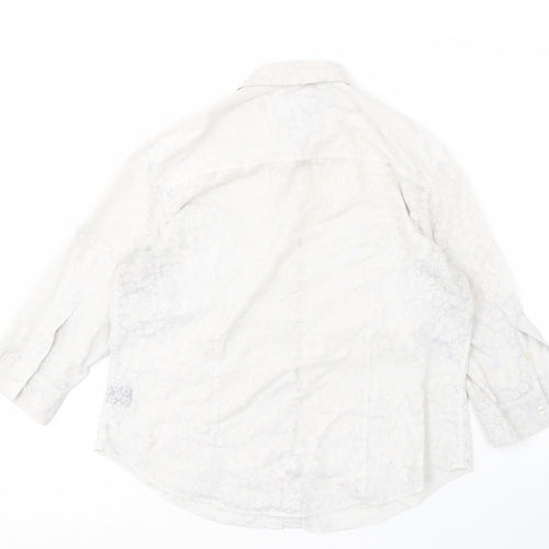 Jones Wear Sport Women's White Button-Up Shirt L
