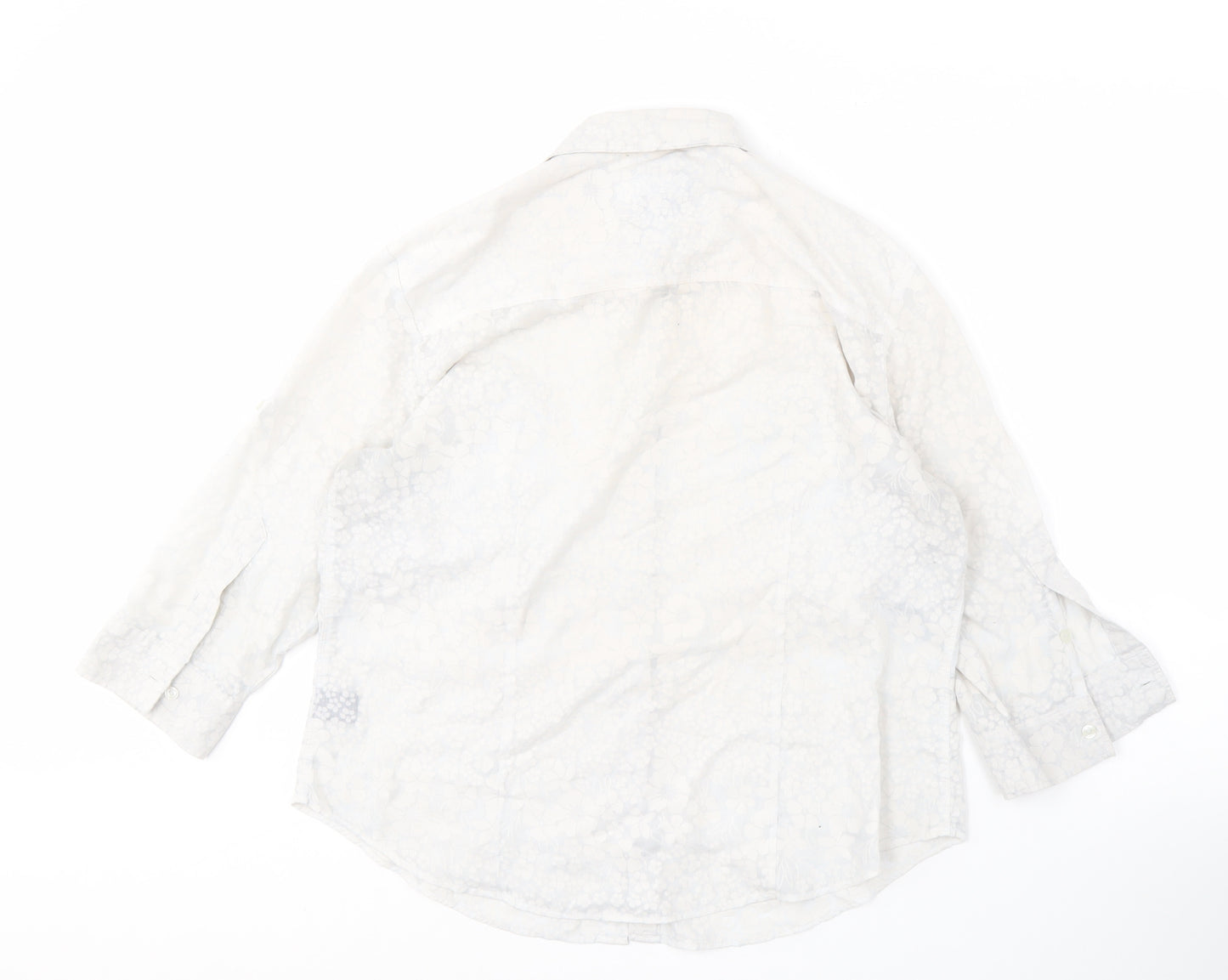 Jones Wear Sport Women's White Button-Up Shirt L