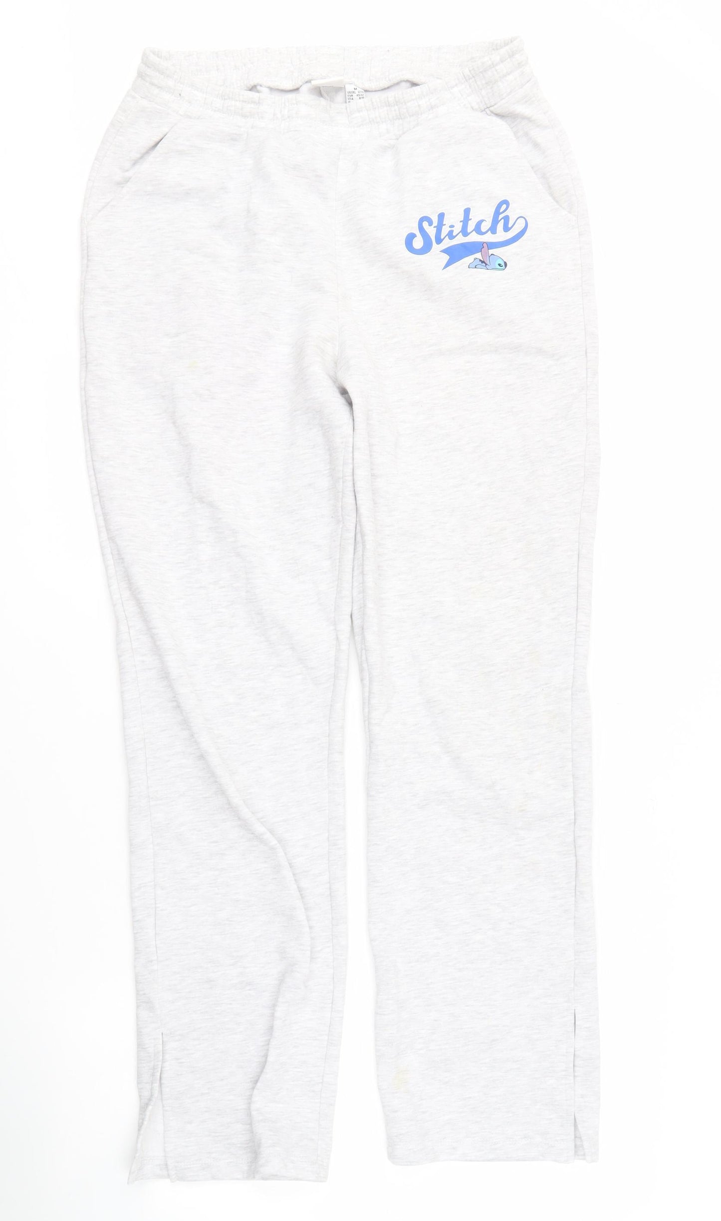 Disney Stitch Grey Women's Jogger Trousers Size M