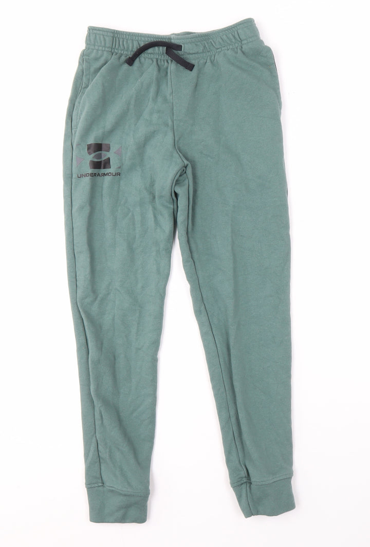 Under Armour Girls Green Jogger Trousers, Size M - Activewear