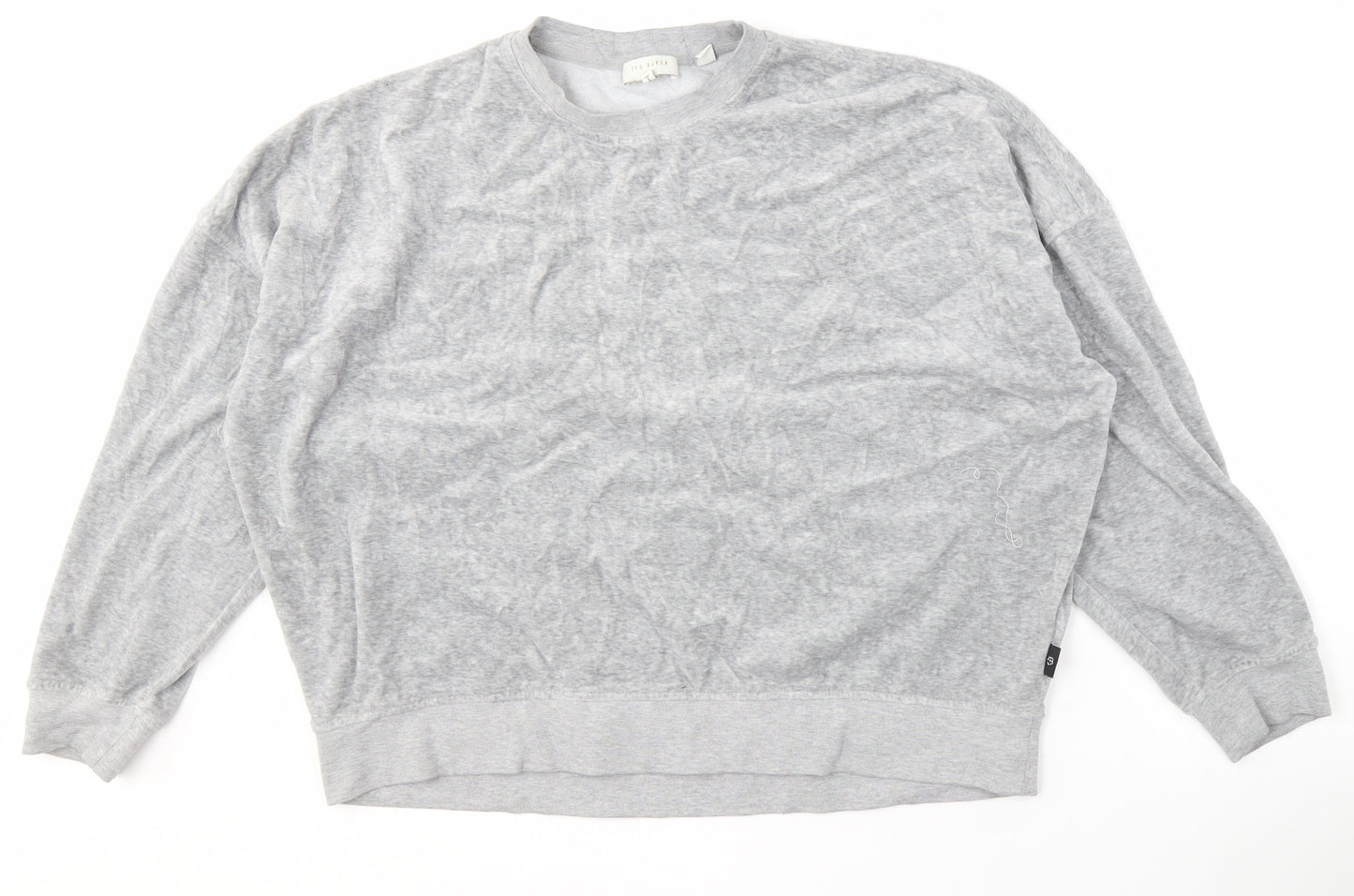 Ted Baker Women's Grey Pullover Sweatshirt Size 4