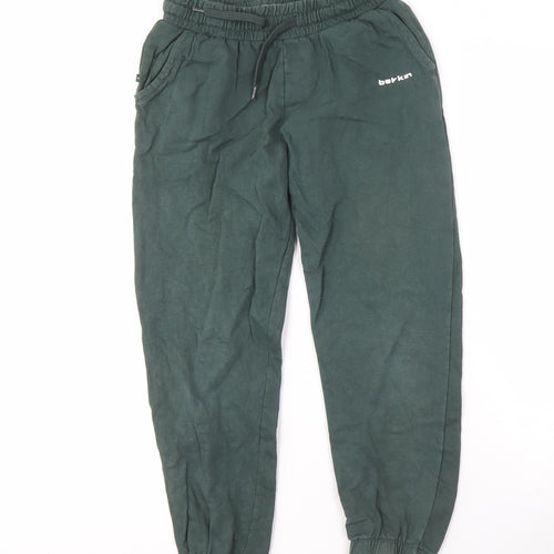 Bekkin Boys Green Jogger Trousers - Size 12 Years