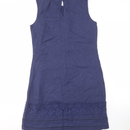 Very Women's Blue Sleeveless Dress, Size 12