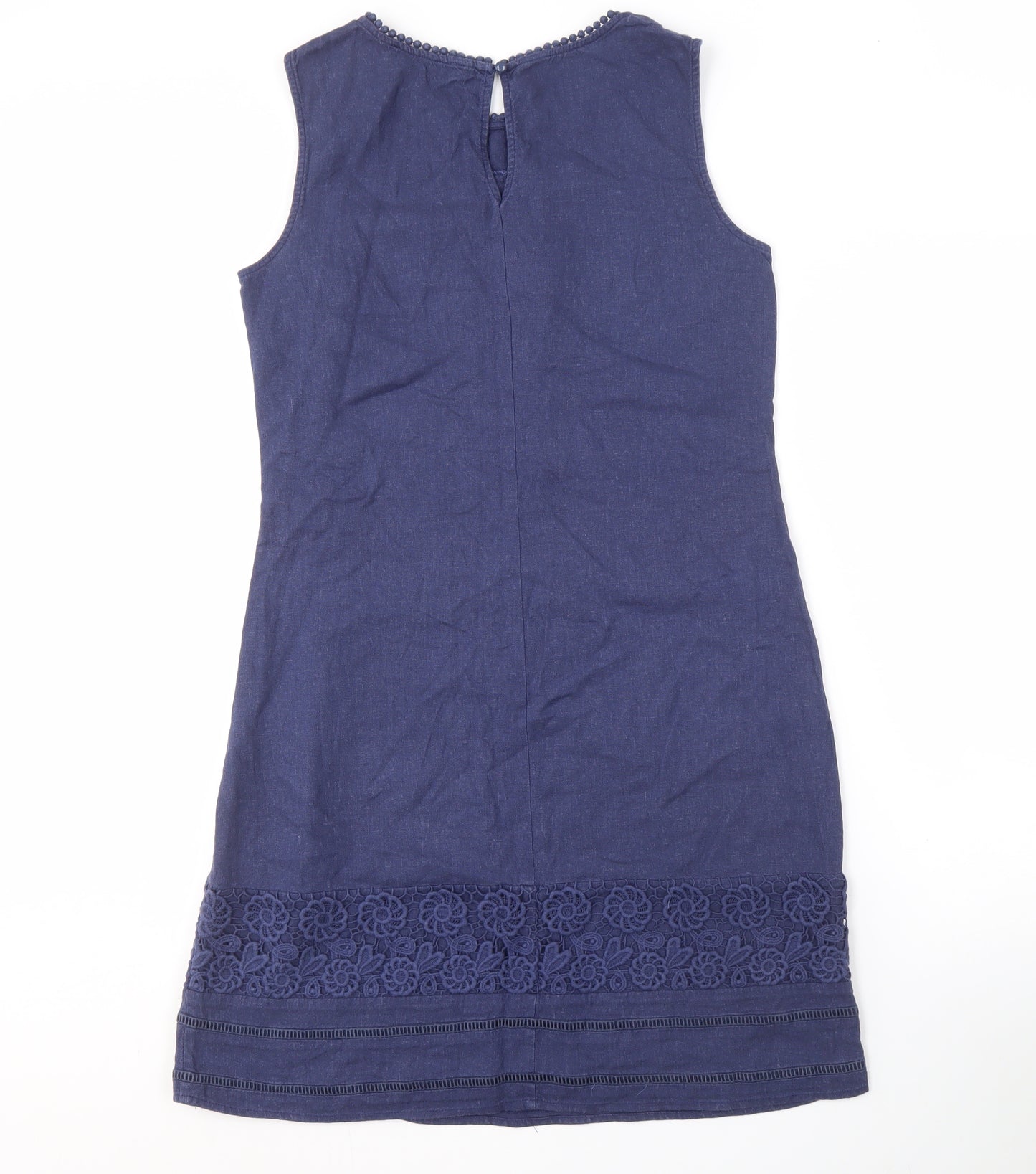 Very Women's Blue Sleeveless Dress, Size 12