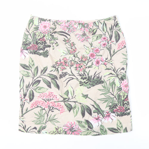 Laura Ashley Women's Floral Pencil Skirt, Size 14