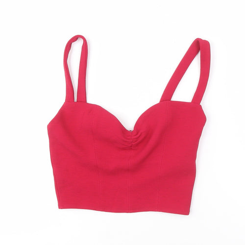 ZARA Women's Red Camisole Tank Top Size 8