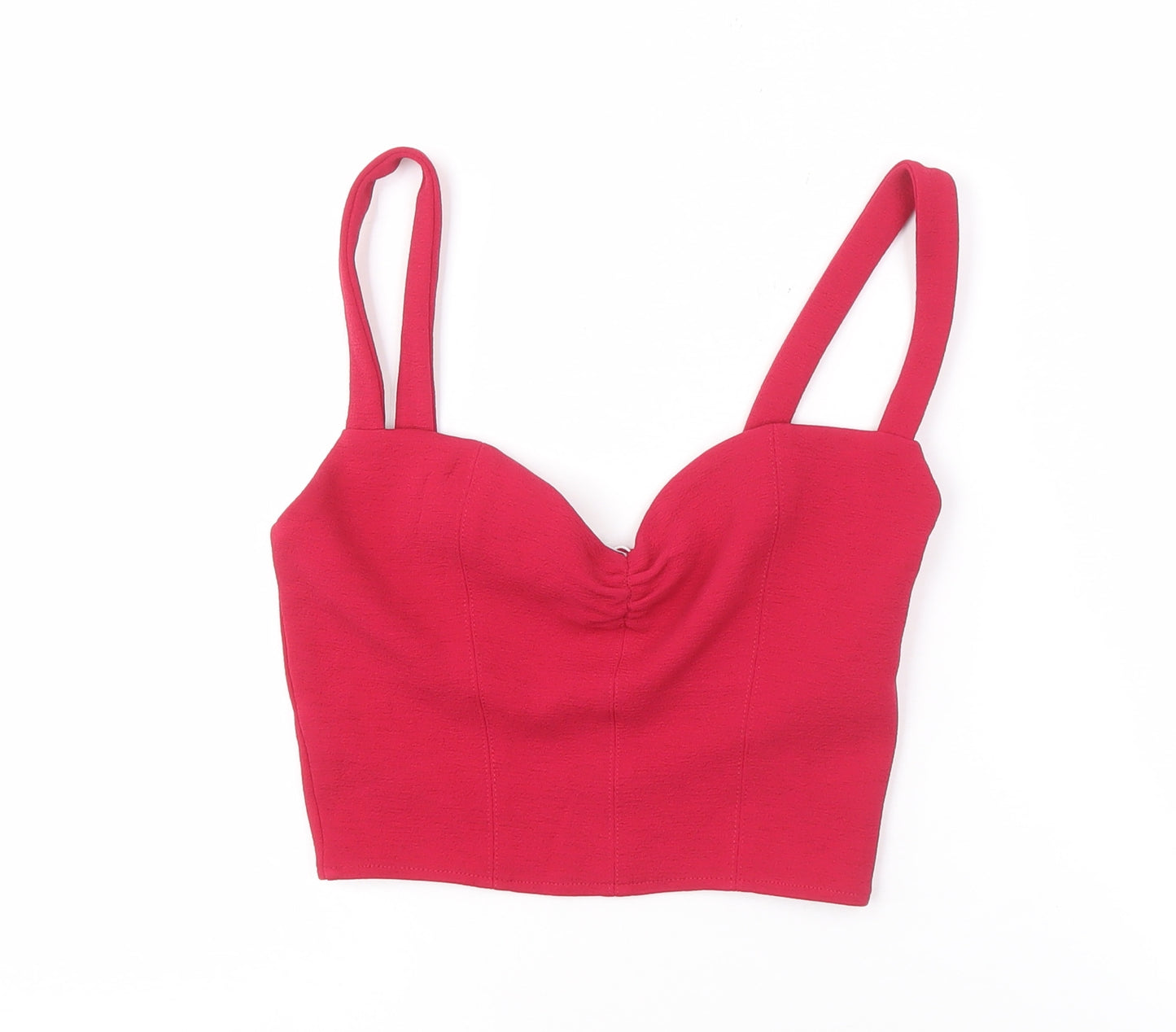 ZARA Women's Red Camisole Tank Top Size 8