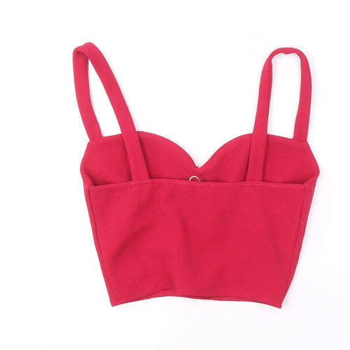 ZARA Women's Red Camisole Tank Top Size 8