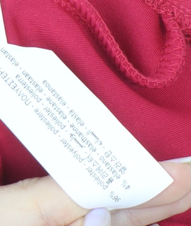 ZARA Women's Red Camisole Tank Top Size 8