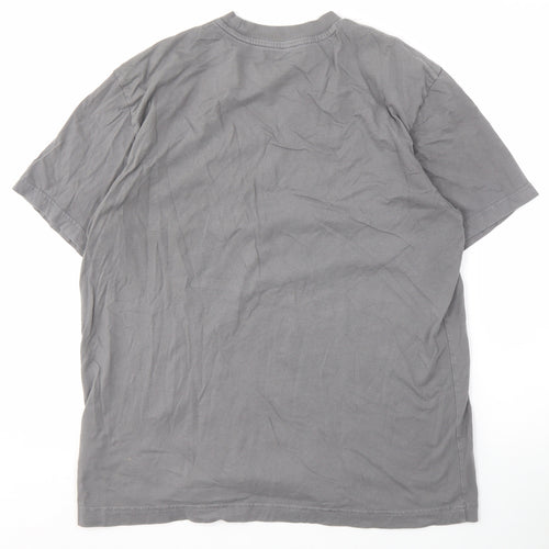 GAP Men's L Grey Crew Neck Short Sleeve T-Shirt