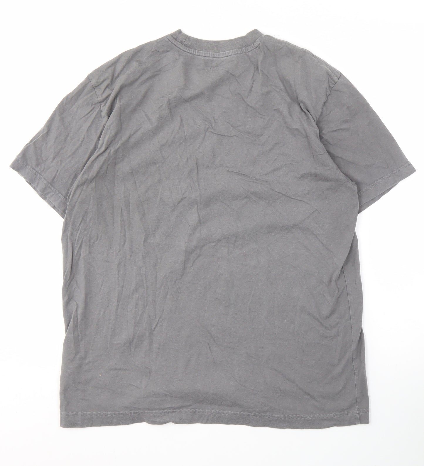 GAP Men's L Grey Crew Neck Short Sleeve T-Shirt