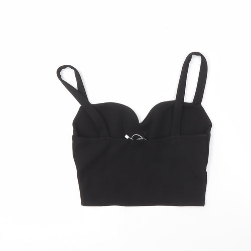 Zara Women's Black Camisole Knit Top - M