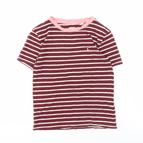 Jack Wills Women's Striped T-Shirt UK 8 Multicoloured