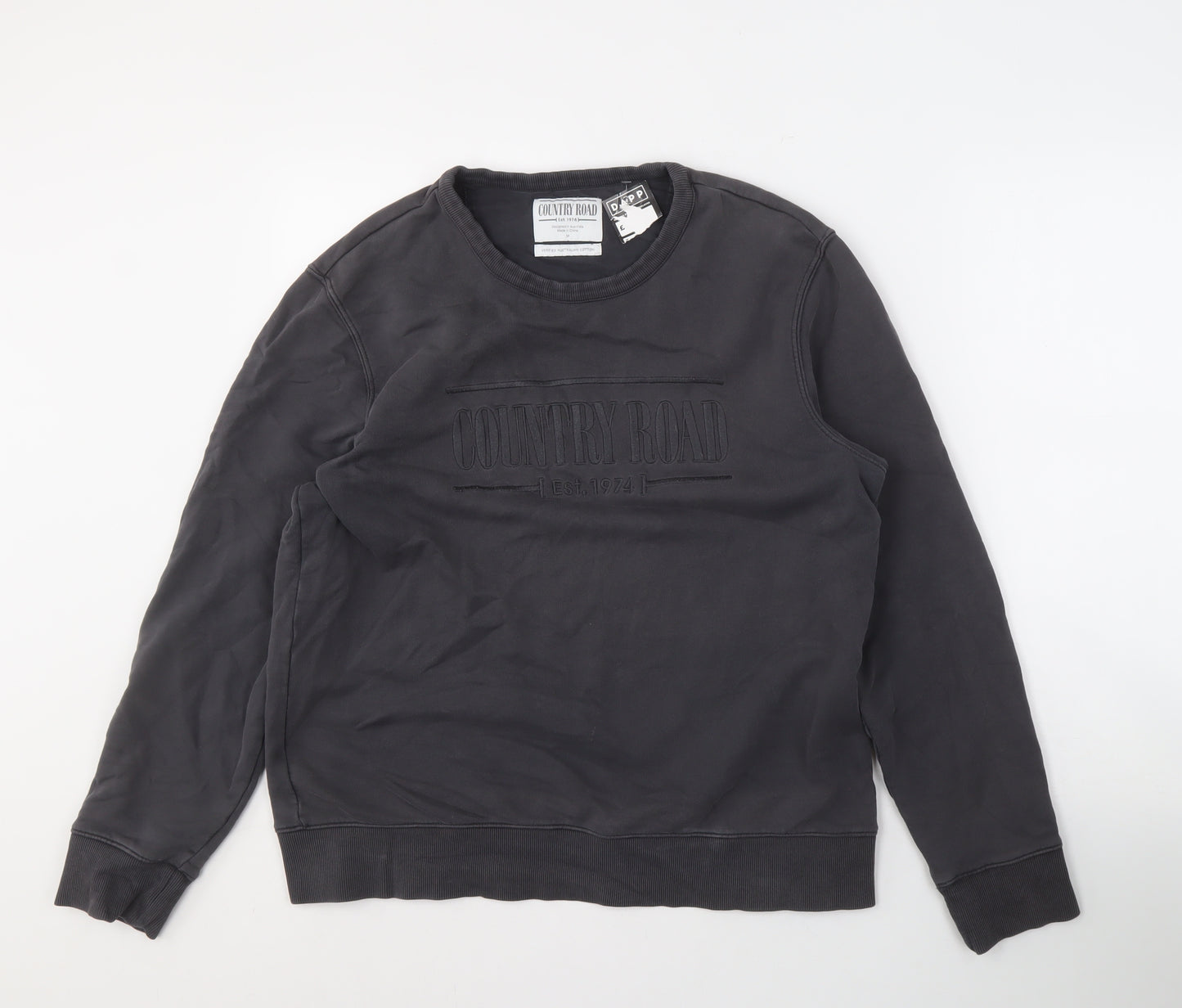 Country Road Men's Black Pullover Sweatshirt M
