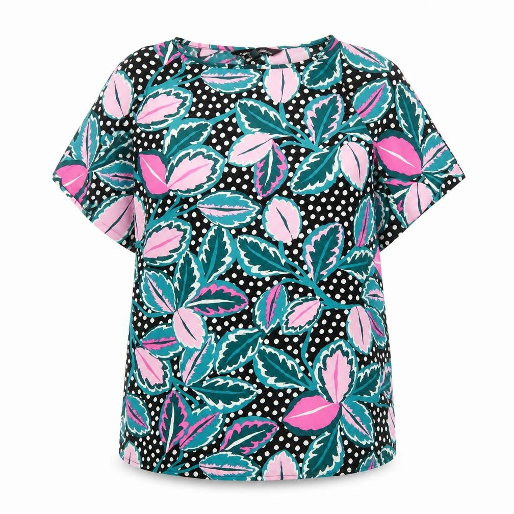 Front view of Capsule Women's Floral Multicoloured Blouse, size 14